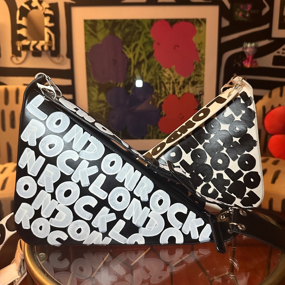 LONDON ROCK HANDPAINTED ACUTE CROSSBODY
